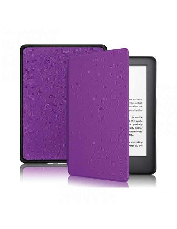 Funda Kindle - Moras fondo lila - Caja de Tul